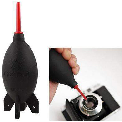 Amzer Rocket Rubber Dust Blower Ball (Black)