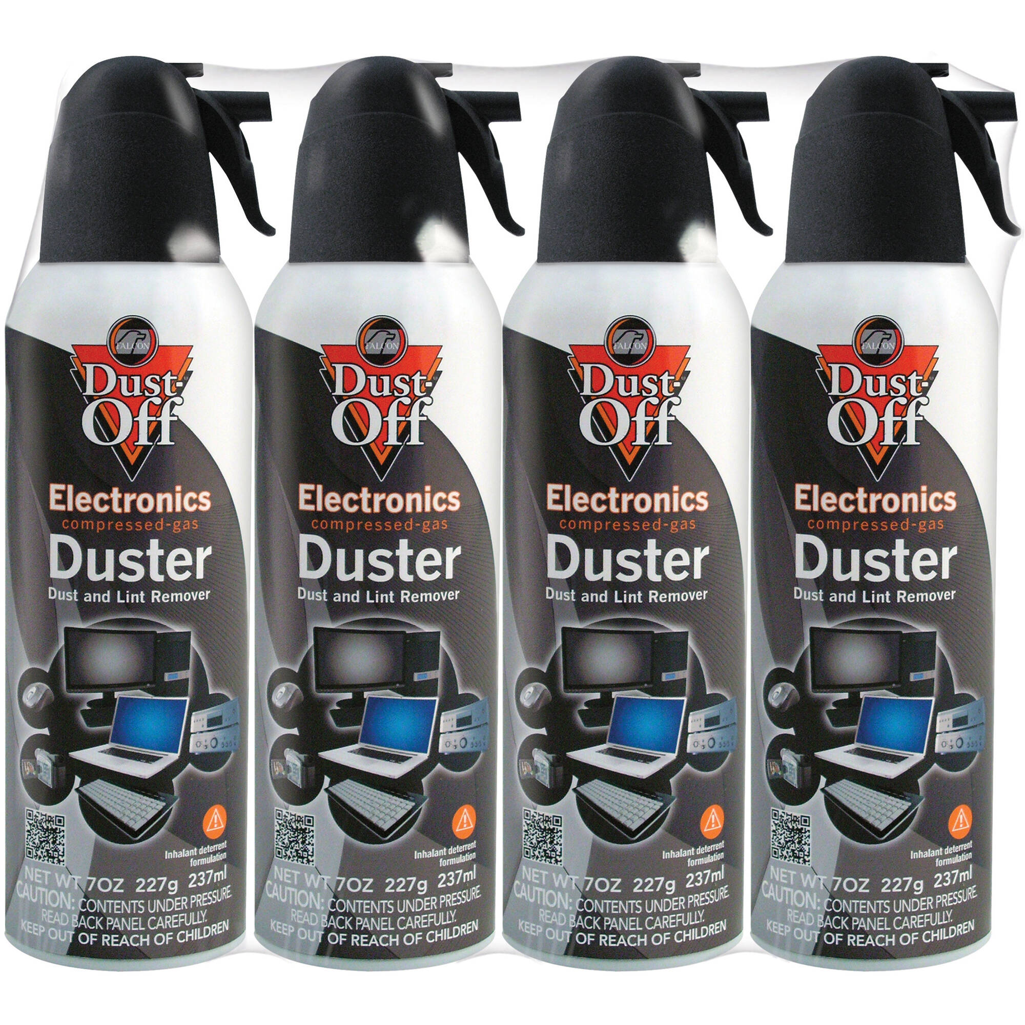 Dust-Off Disposable Air Duster (4-Pack, 7 oz)