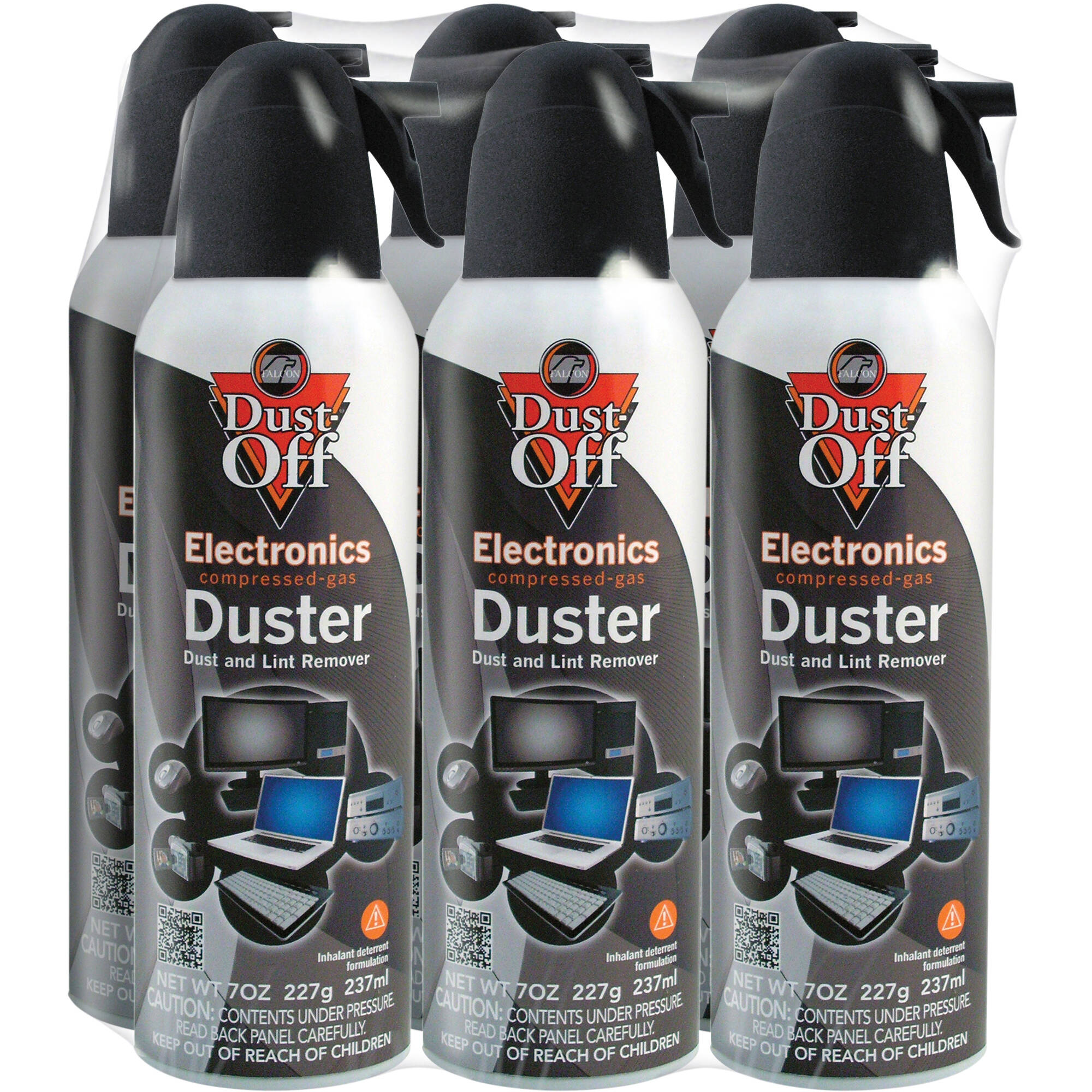 Dust-Off Disposable Air Duster (6-Pack, 7 oz)