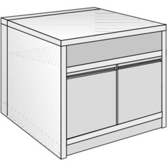 Just Normlicht System Cabinet 0B 12/5 (19.7 x 27.6
