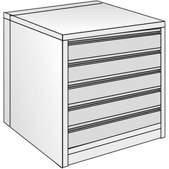 Just Normlicht System Cabinet 0B 15/9 (19.7 x 27.6