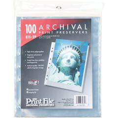 Print File 811-2P Archival Storage Page for 2 Prints (8.5 x 11