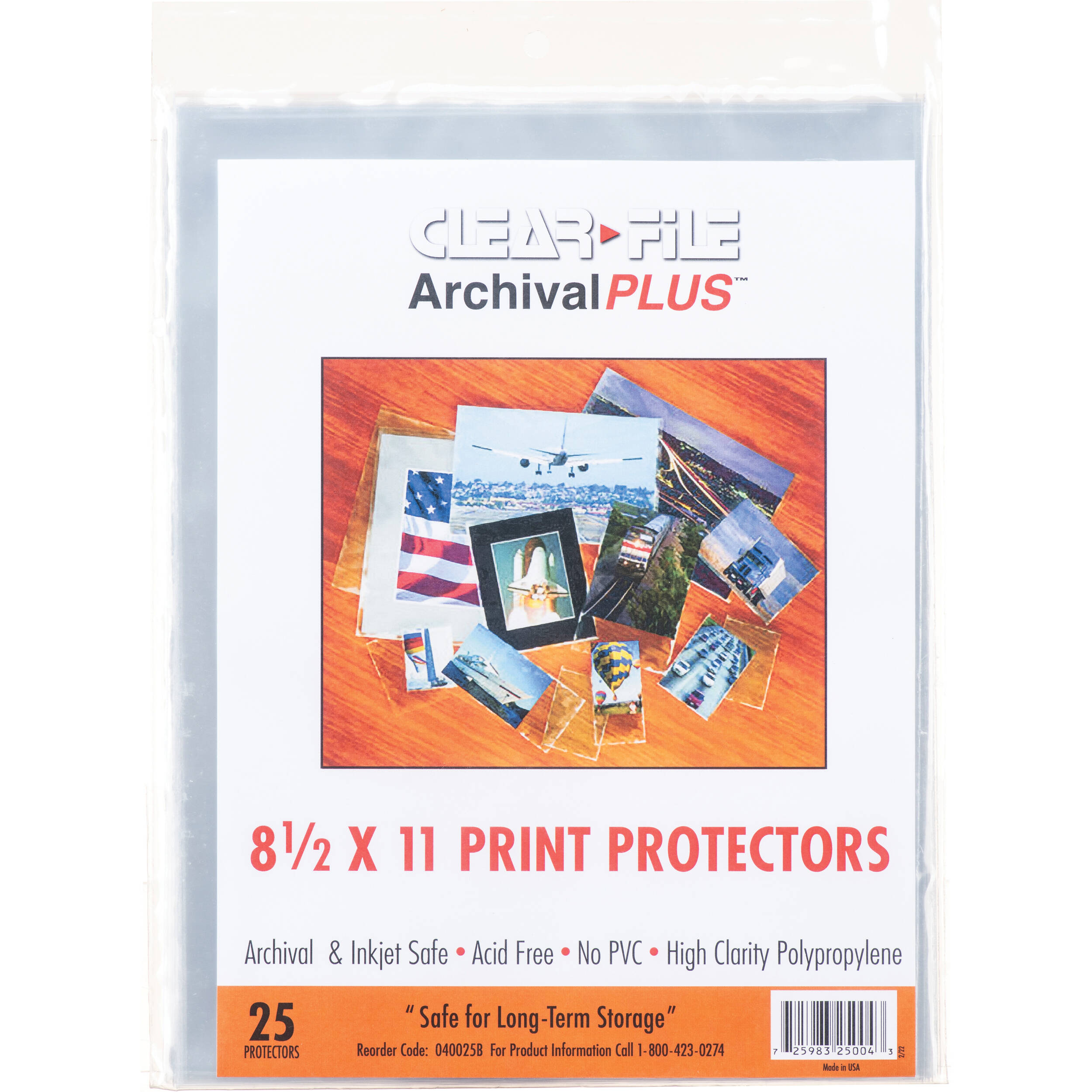 ClearFile Print Protector (8.5 x 11, 25-Pack)
