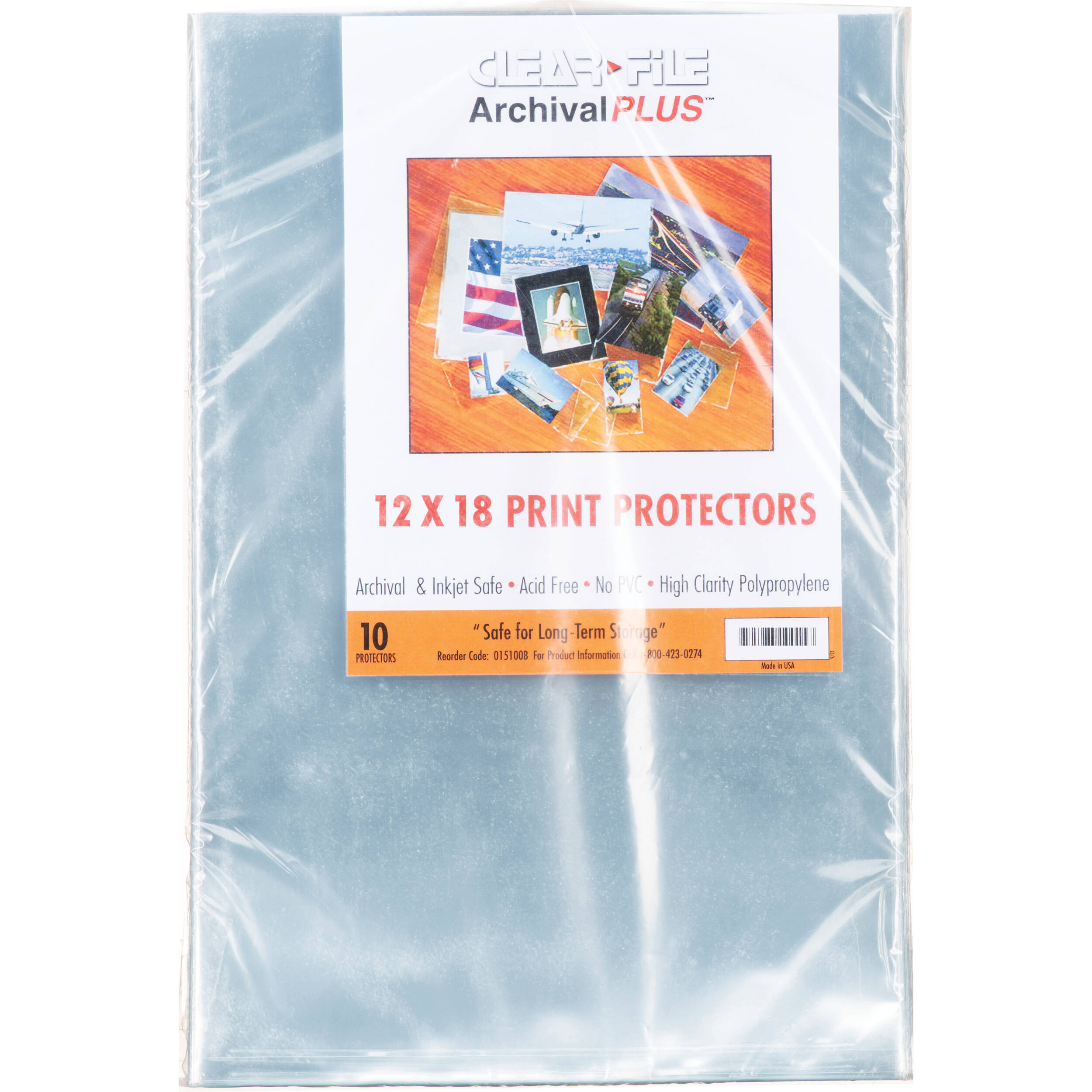 ClearFile Print Protector (12 x 18, 10-Pack)