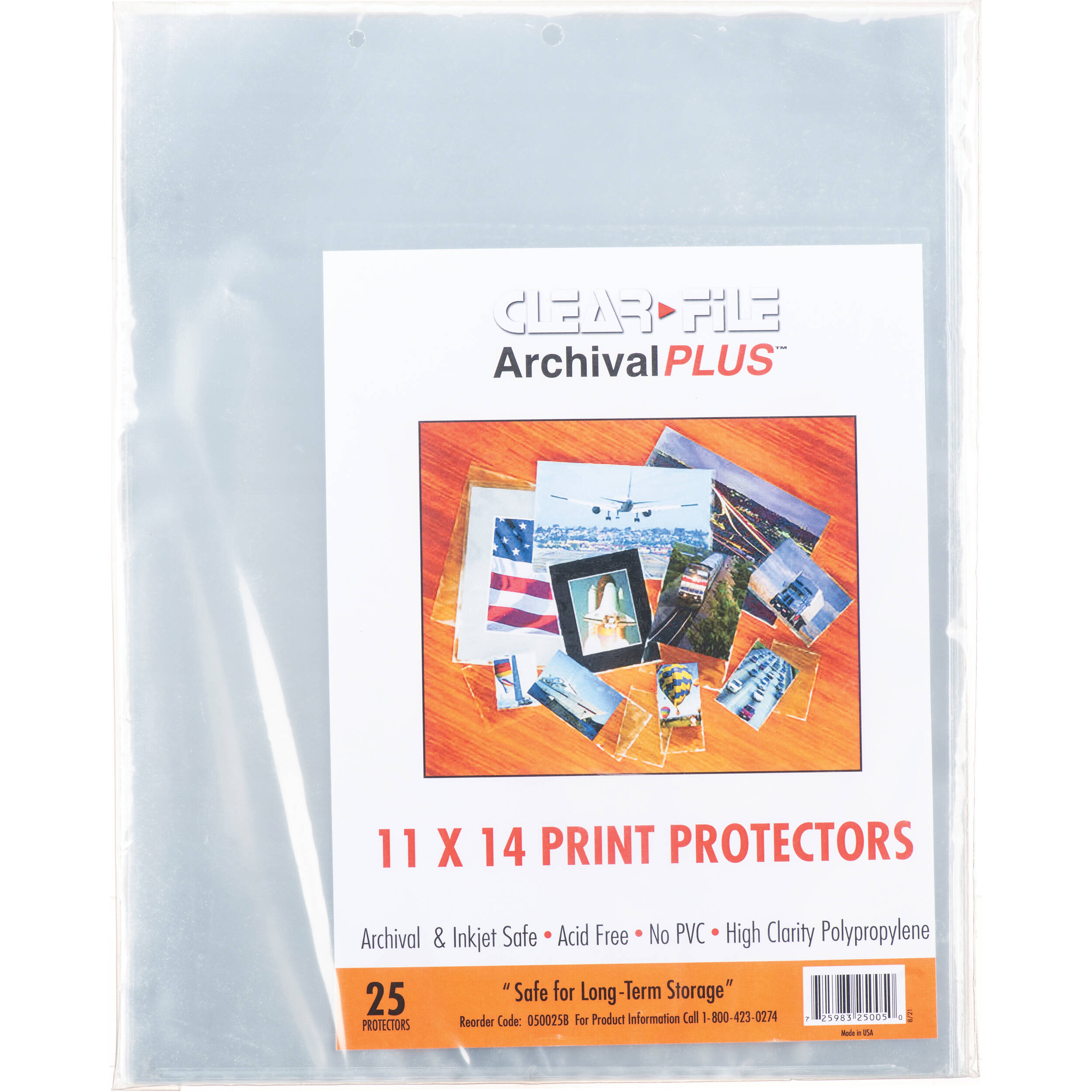 ClearFile Print Protector (11 x 14, 25-Pack)