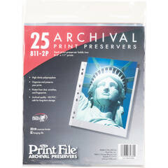 Print File 811-2P Archival Storage Page for 2 Prints (8.5 x 11