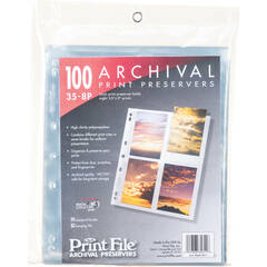 Print File 35-8P Archival Storage Page for 8 Prints (3.5 x 5