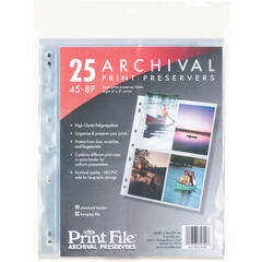 Print File 45-8P Archival Storage Page for 4x5