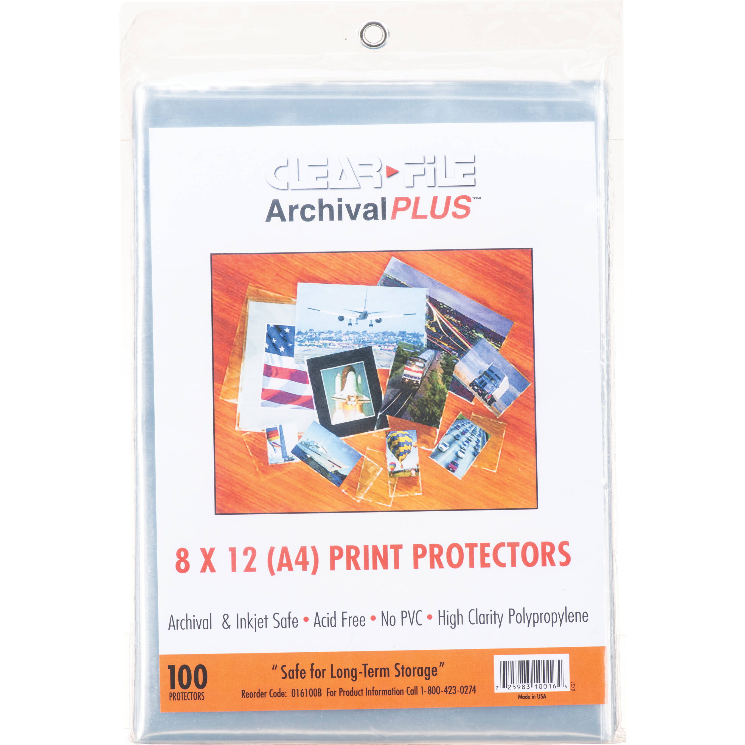 ClearFile Print Protector (8 x 12, 100-Pack)