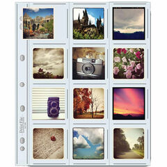 Print File 225-12HB Slide Page for Square Film (10-Pack)
