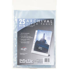 Print File Premium Series-G Archival Storage Page for Prints - 8x12