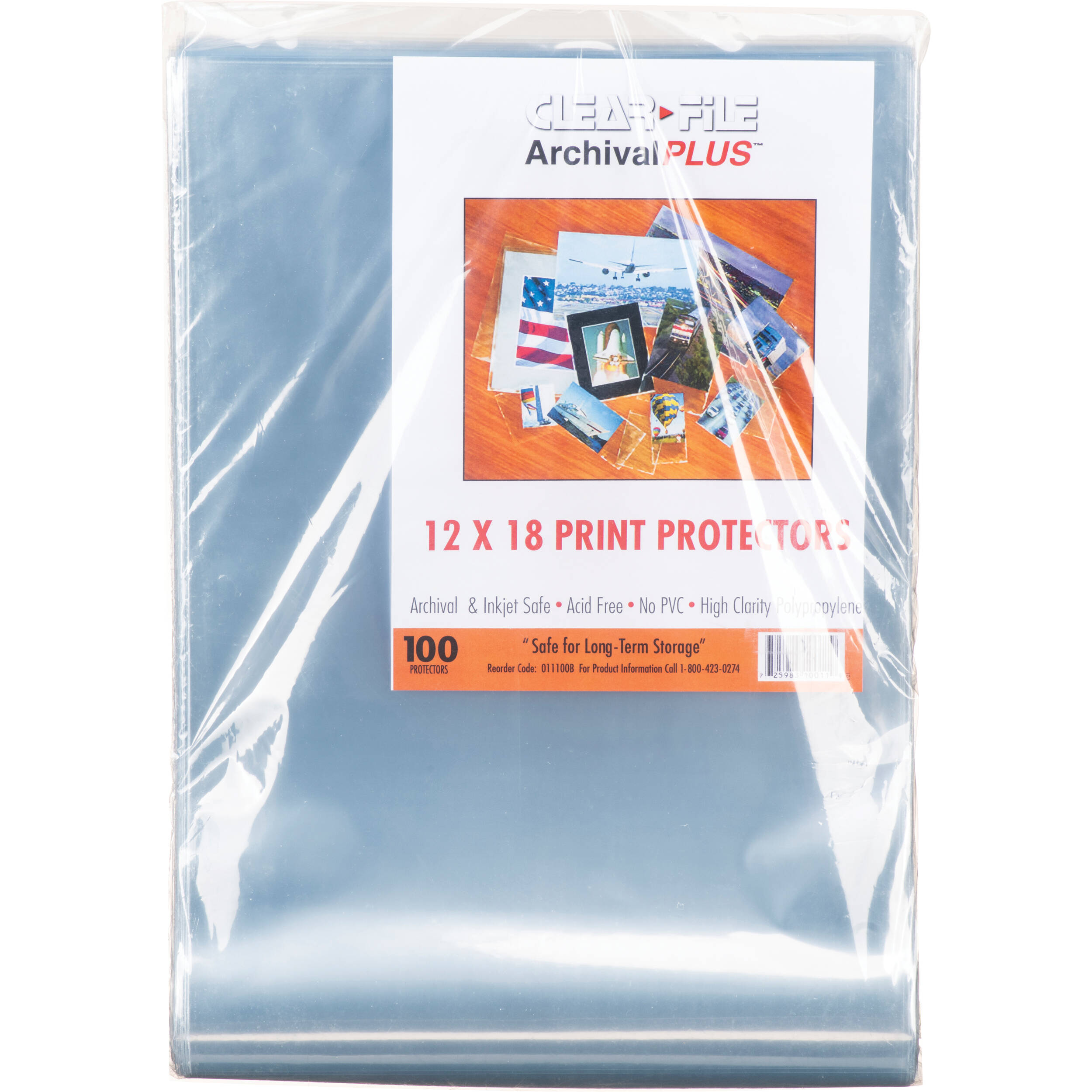 ClearFile Print Protector (12 x 18, 100-Pack)