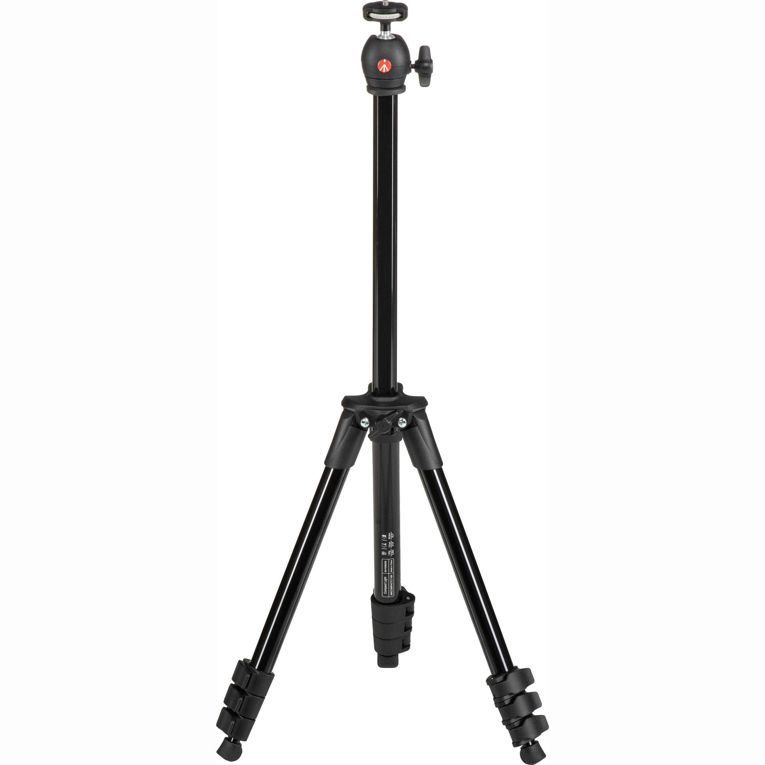 Manfrotto Compact Light Aluminum Tripod (Black)
