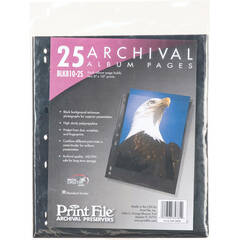 Print File Premium Series-S Archival Storage Page for Prints - 8x10