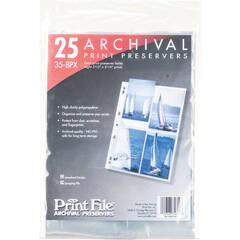 Print File Archival Storage Page for Prints - 3.5x5.25