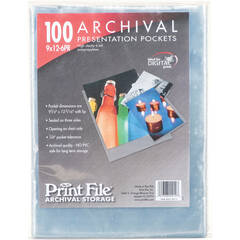 Print File Polypropylene Presentation Pocket (9 x 12