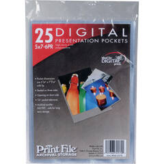 Print File Polypropylene Presentation Pocket (5 x 7