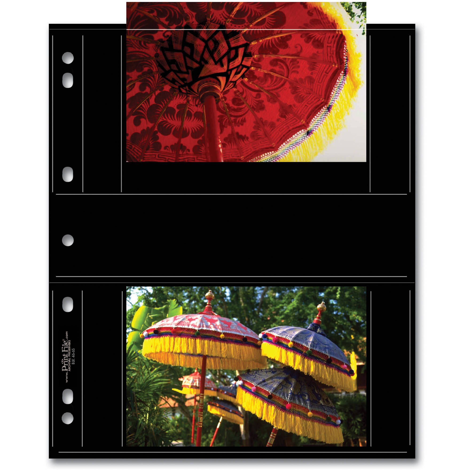 Print File BLK 46-4S Archival Album Pages (25-Pack)