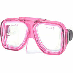 Innovative Scuba Concepts Double Lens Reef Mask (Adult, Translucent Pink/Clear)