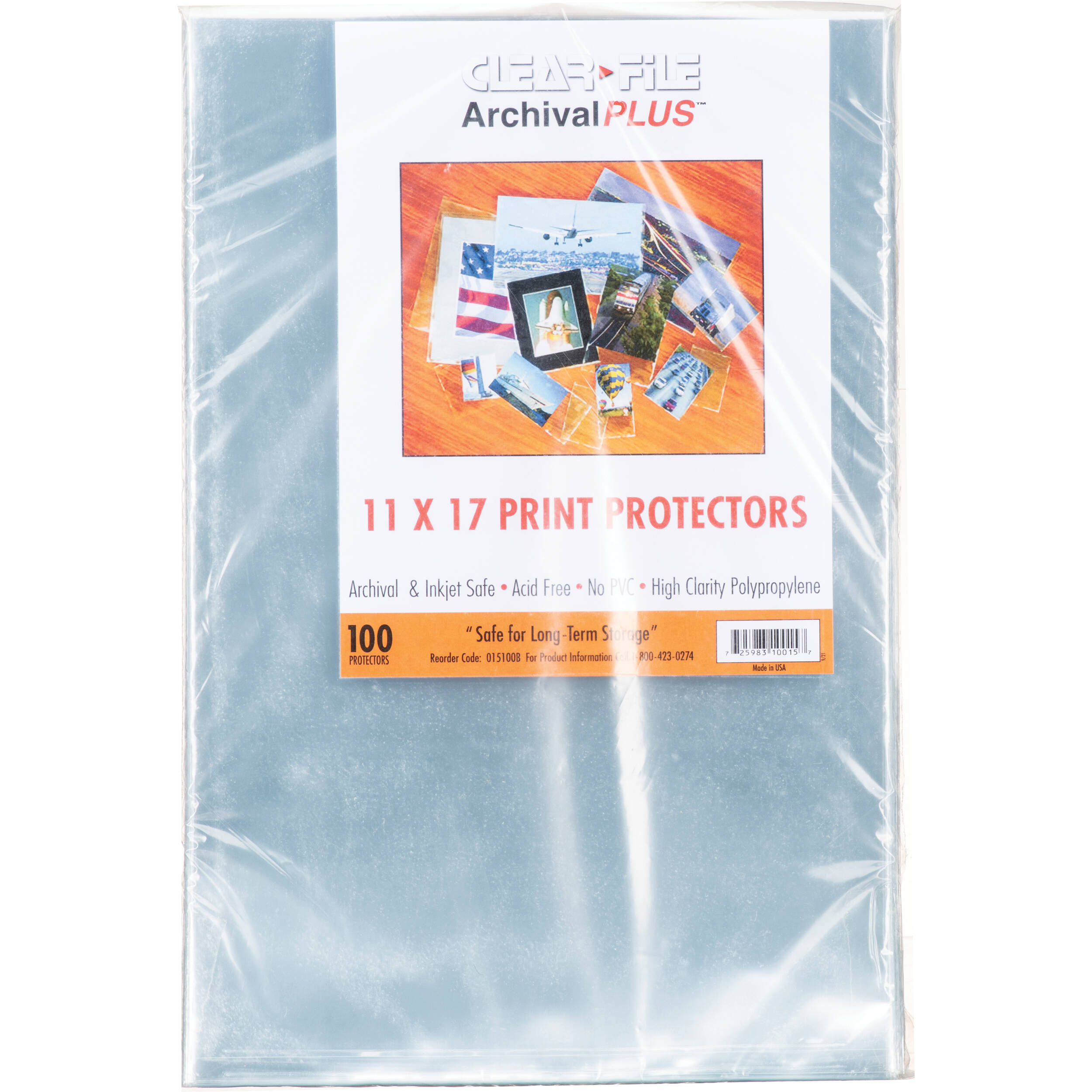 ClearFile Print Protector (11 x 17, 100-Pack)