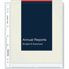 Print File DocuSaver Archival Storage Page for 2 Documents (8.5 x 11