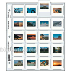 Print File Archival Storage Page for Slides, 35mm (2x2