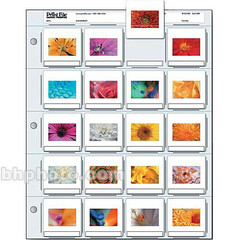 Print File Archival Storage Page for Slides, 35mm (2x2