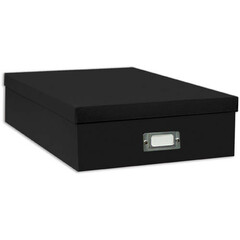Pioneer Photo Albums Scrapbooking Storage Box (Black)