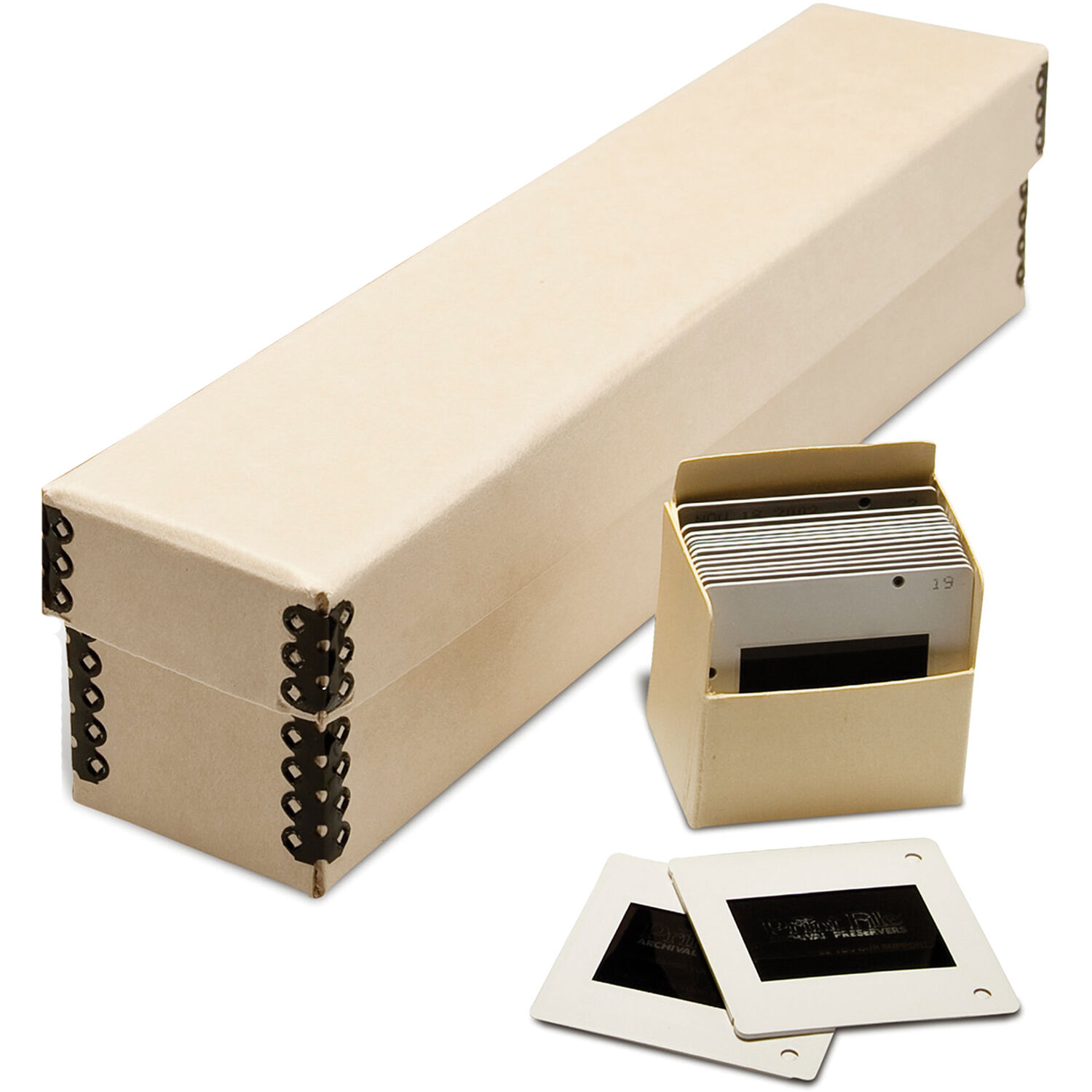 Print File SB1122 Slide Storage Box (Tan)