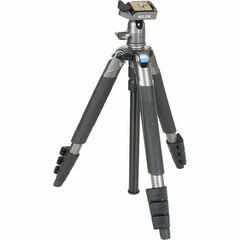 Slik Sprint Mini III Travel Tripod with SBH-100 DQ Compact Ball Head (Gun Metal Gray)