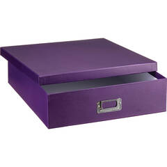 Pioneer Photo Albums Scrapbooking Storage Box (Bright Purple)