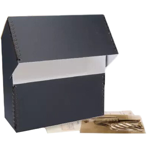 Lineco Archival Document Storage Case (Blue/Gray)