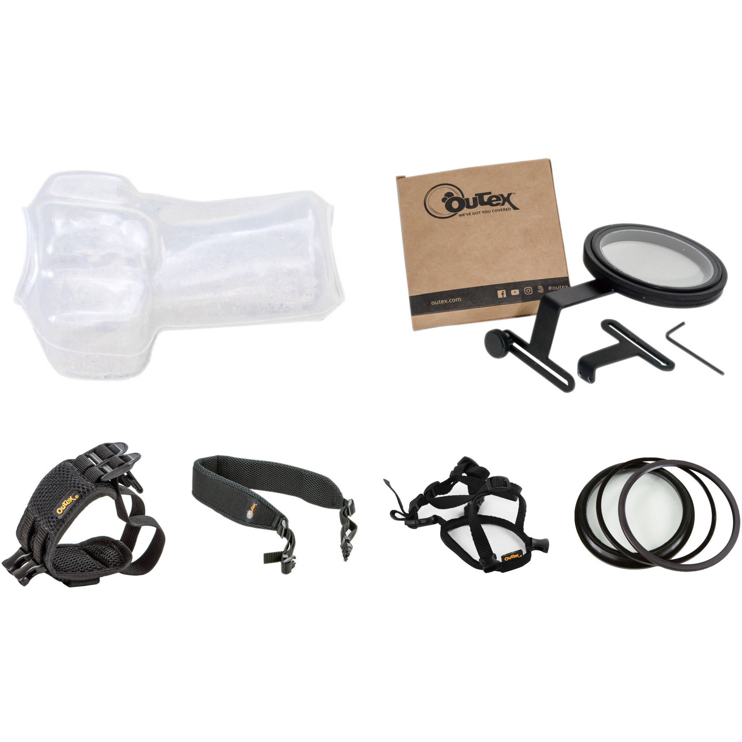 Outex Underwater Camera Cover Kit (Medium, 55mm Lens)