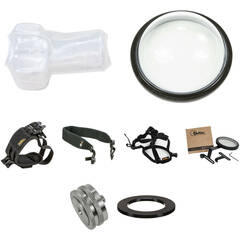 Outex Underwater Camera Cover Kit (Large, 120mm Dome Port for 82mm Lens, Tripod Compatible)
