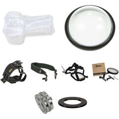Outex Underwater Camera Cover Kit (Large, 120mm Dome Port for 77mm Lens, Tripod Compatible)