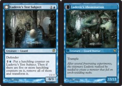 Ludevic's Test Subject // Ludevic's Abomination - Foil