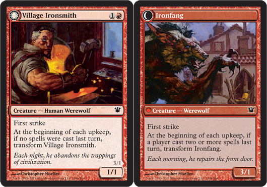 Village Ironsmith // Ironfang - Foil