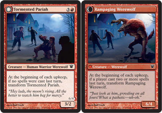 Tormented Pariah // Rampaging Werewolf - Foil