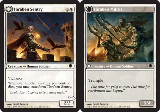 Thraben Sentry // Thraben Militia - Foil