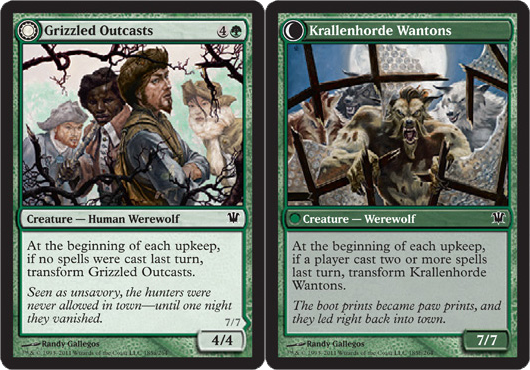 Grizzled Outcasts // Krallenhorde Wantons - Foil