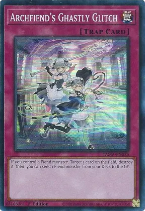 Archfiends Ghastly Glitch - TAMA-EN026 - Super Rare - 1st Edition