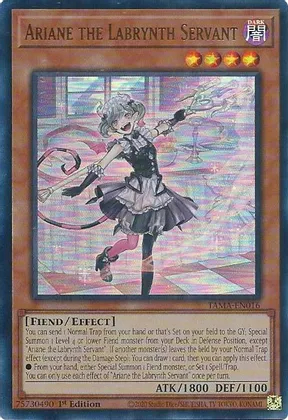 Ariane the Labrynth Servant - TAMA-EN016 - Collectors Rare - 1st Edition