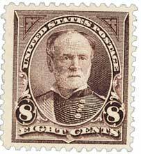 #257 – 1895 8c Sherman, unwatermarked