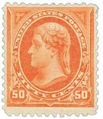 #260 – 1894 50c Jefferson, unwatermarked