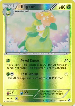 Lilligant - 10/114 - Rare - Reverse Holo