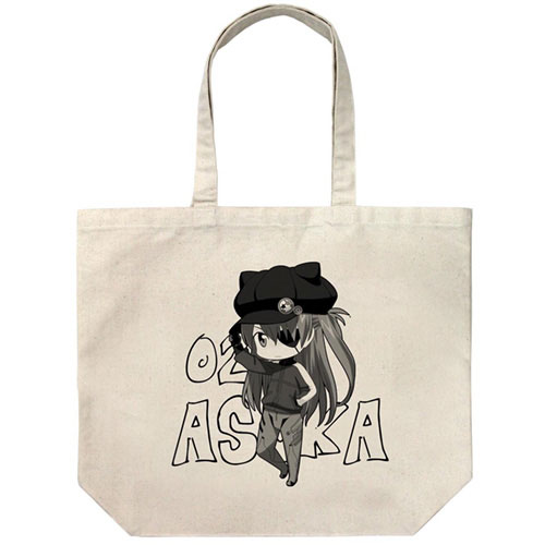 EVANGELION Asuka Large Tote Bag Deformed Ver./NATURAL