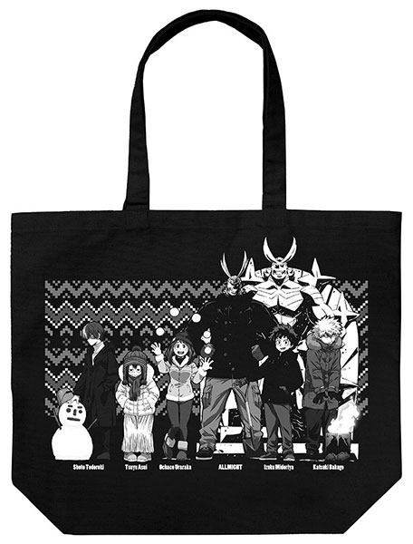 My Hero Academia Large Tote Bag Snow Festival Ver./BLACK