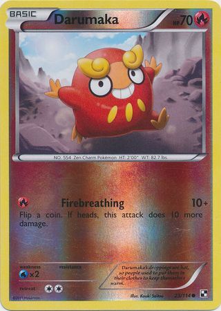 Darumaka - 23/114 - Common - Reverse Holo