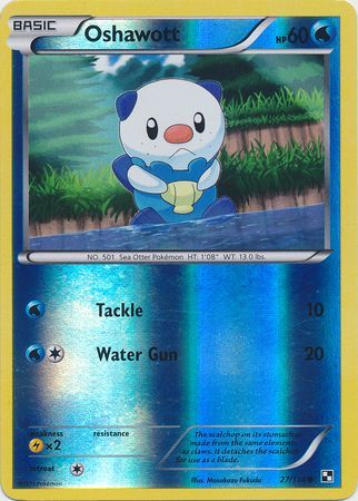 Oshawott - 27/114 - Common - Reverse Holo