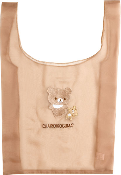 CA16701 Rilakkuma Chairoikogumas Squeeze Plush Shopping Bag